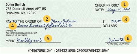 How to Write A Check: Fill Out A Check .